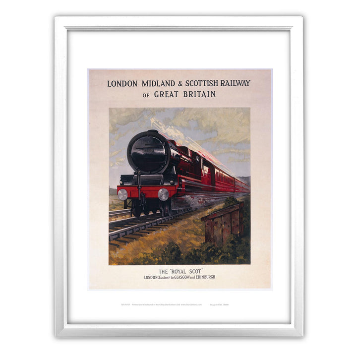 The Royal Scot - London Midland and Scottish Railway Art Print
