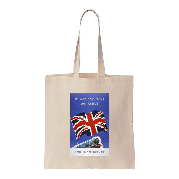 In War And Peace We Serve - Canvas Tote Bag