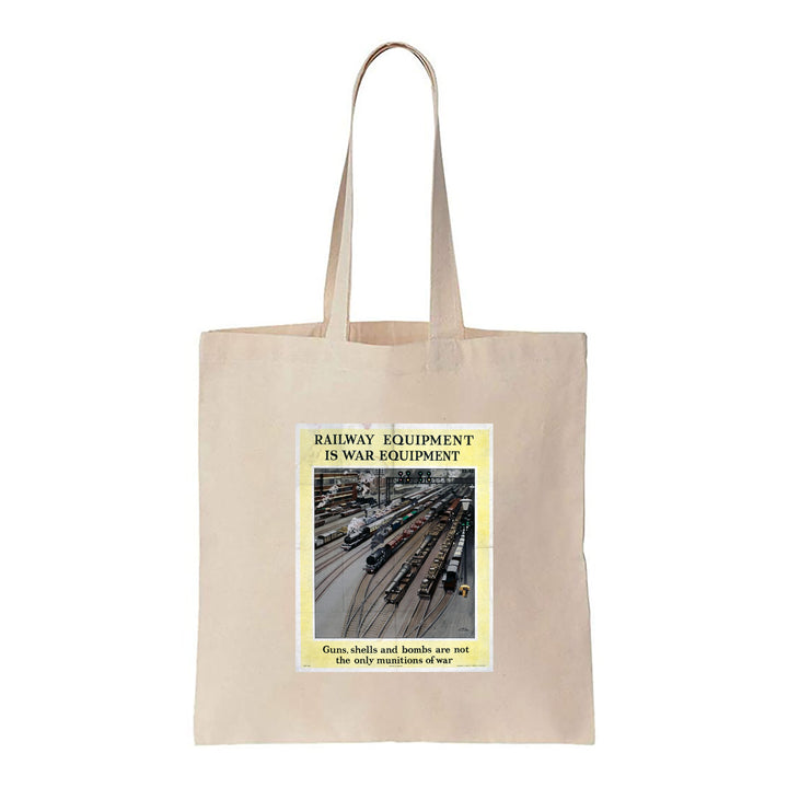 Railway Equipment Is War Equipment - Canvas Tote Bag