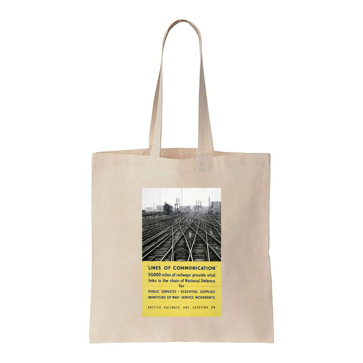 Lines Of Communication - Canvas Tote Bag
