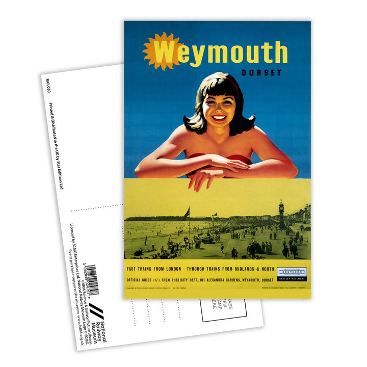 Weymouth, Dorset Postcard Pack of 8