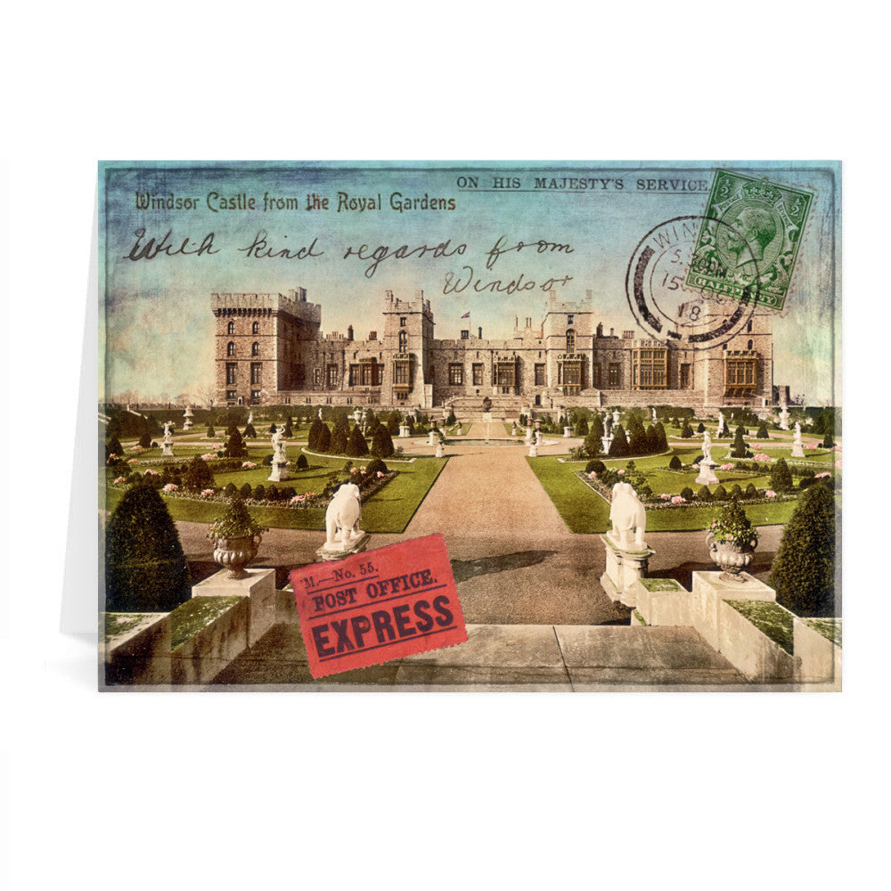 Windsor Castle Greeting Card 7x5