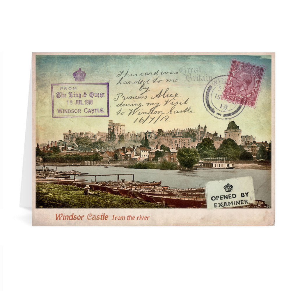 Windsor Castle Greeting Card 7x5