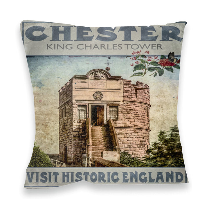 King Charles Tower, Chester Fibre Filled Cushion