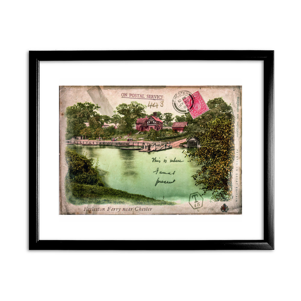 Eccleston Ferry near Chester - Art Print