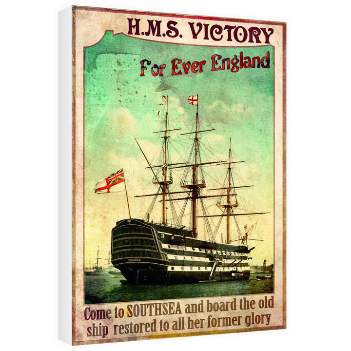HMS Victory, Southsea 60cm x 80cm Canvas