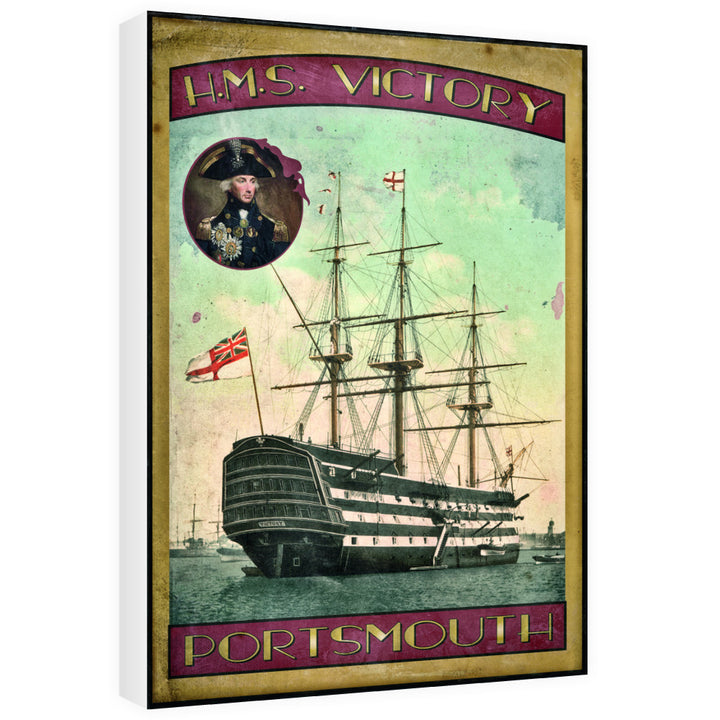 HMS Victory, Portsmouth 60cm x 80cm Canvas