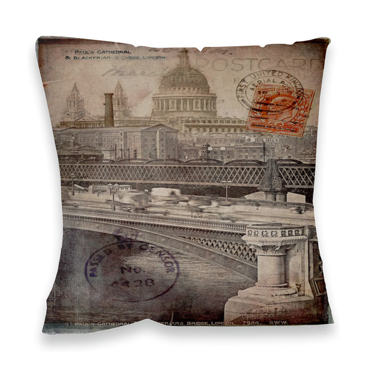 St Pauls Cathedral, London Fibre Filled Cushion