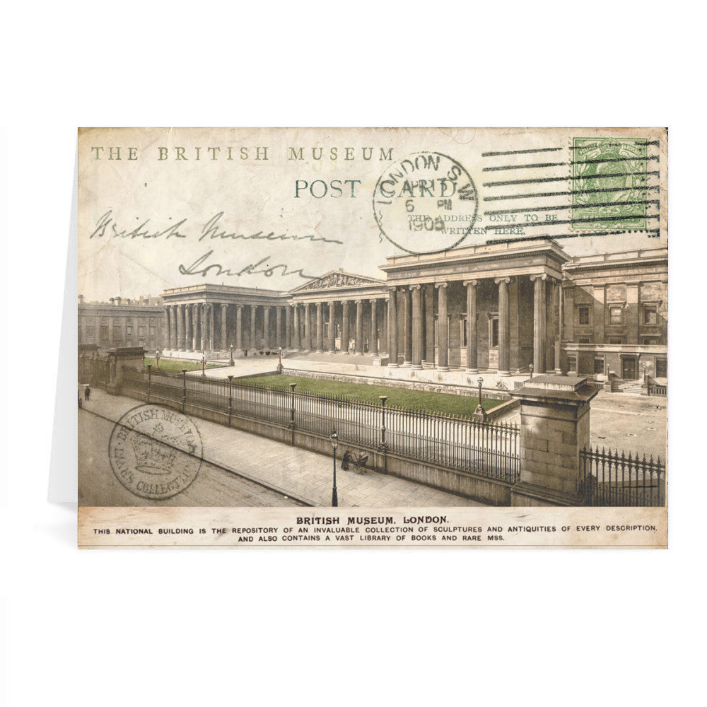 The British Museum, London Greeting Card 7x5
