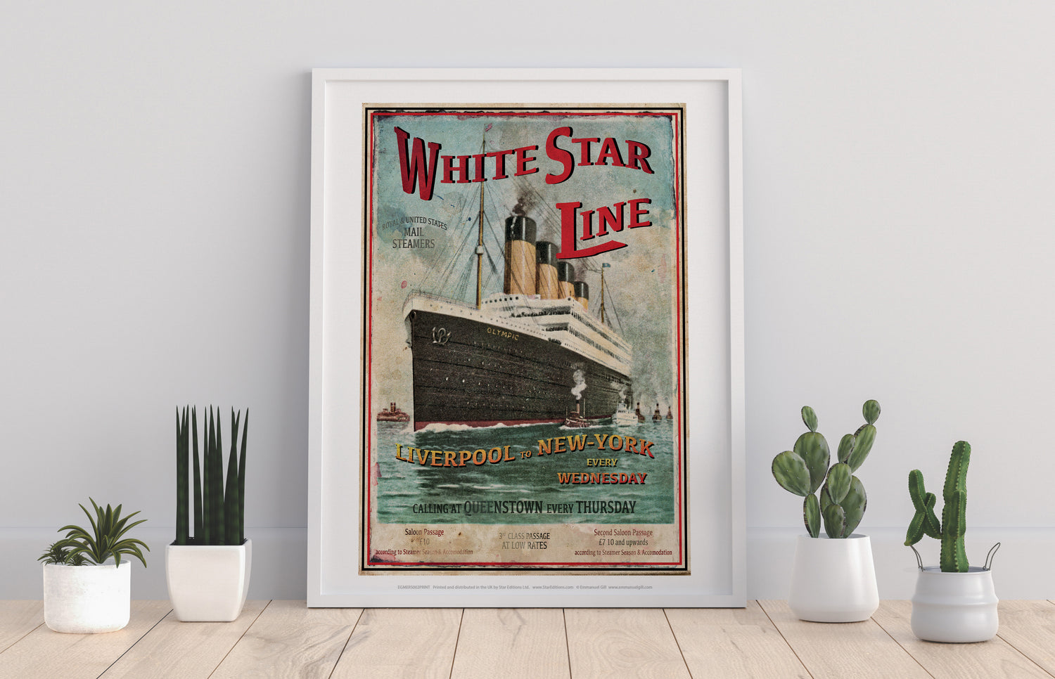 The White Star Line - Art Print