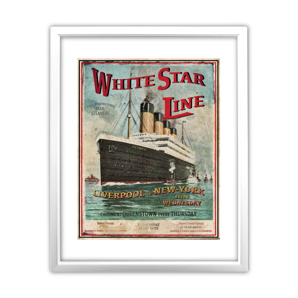 The White Star Line - Art Print