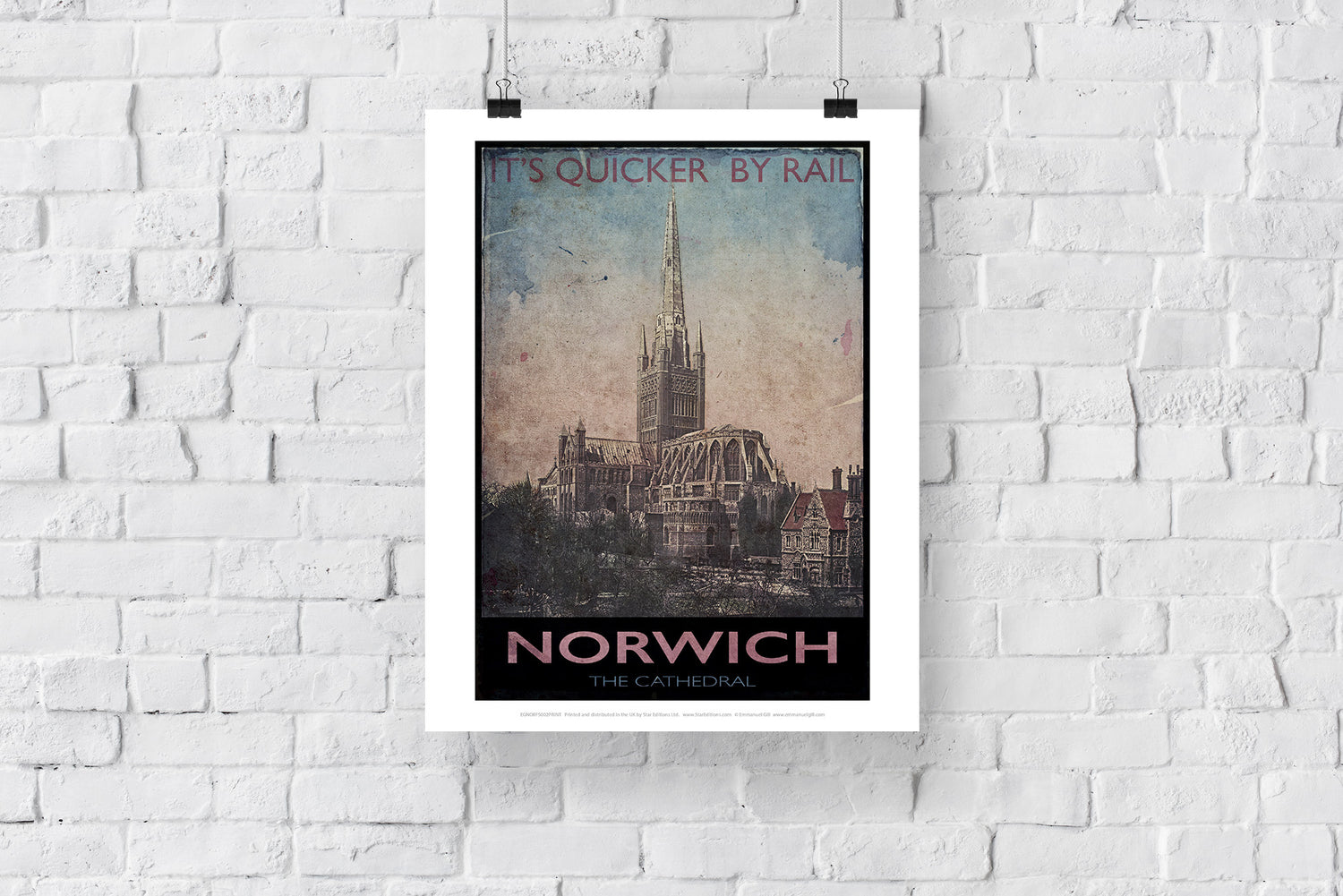 Norwich Cathedral - Art Print