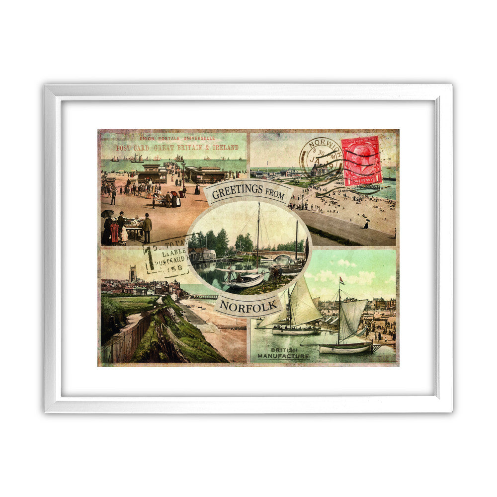 Greetings from Norfolk - Art Print