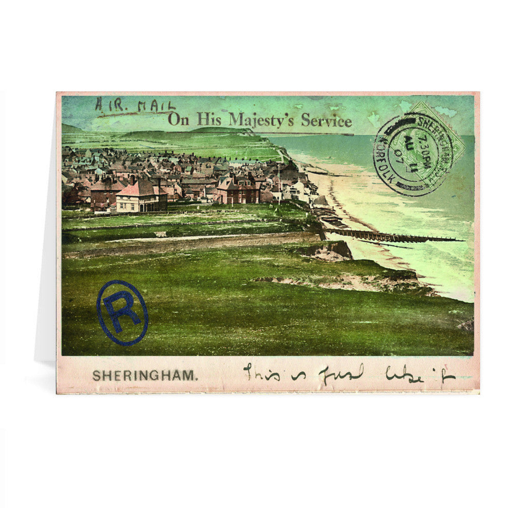 Sheringham Greeting Card 7x5