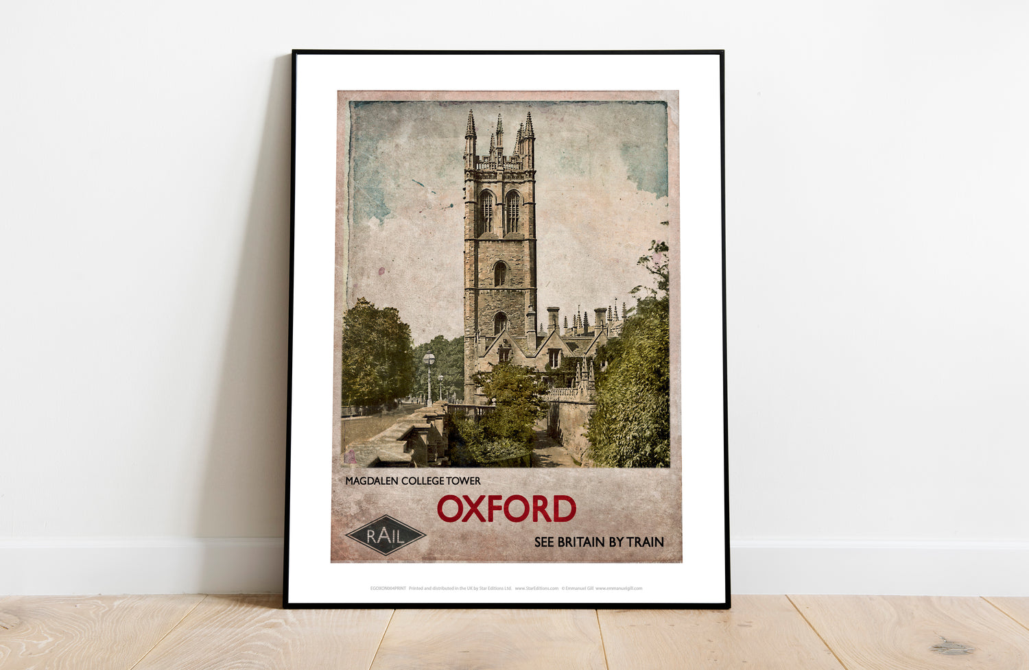Magdalen College Tower, Oxford - Art Print