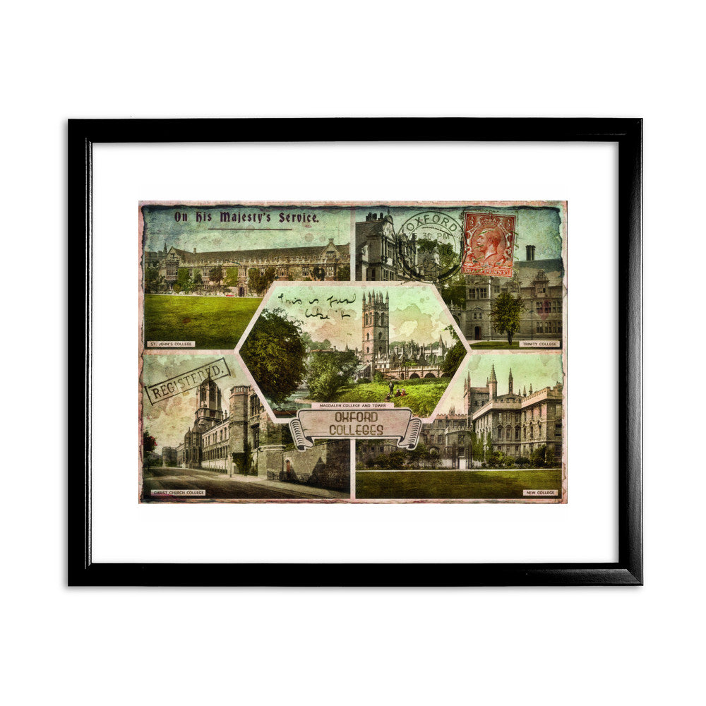 Oxford Colleges - Art Print