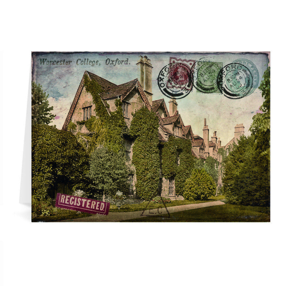Worcester College, Oxford Greeting Card 7x5