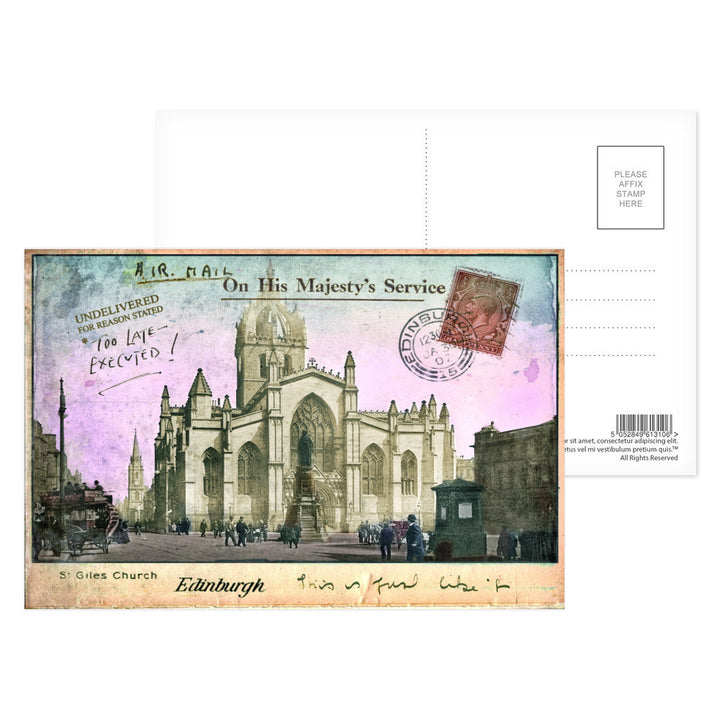 St Giles Church, Edinburgh Postcard Pack