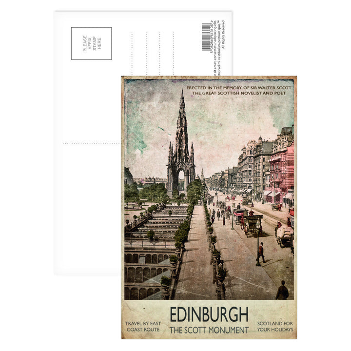 The Scott Monument, Edinburgh Postcard Pack