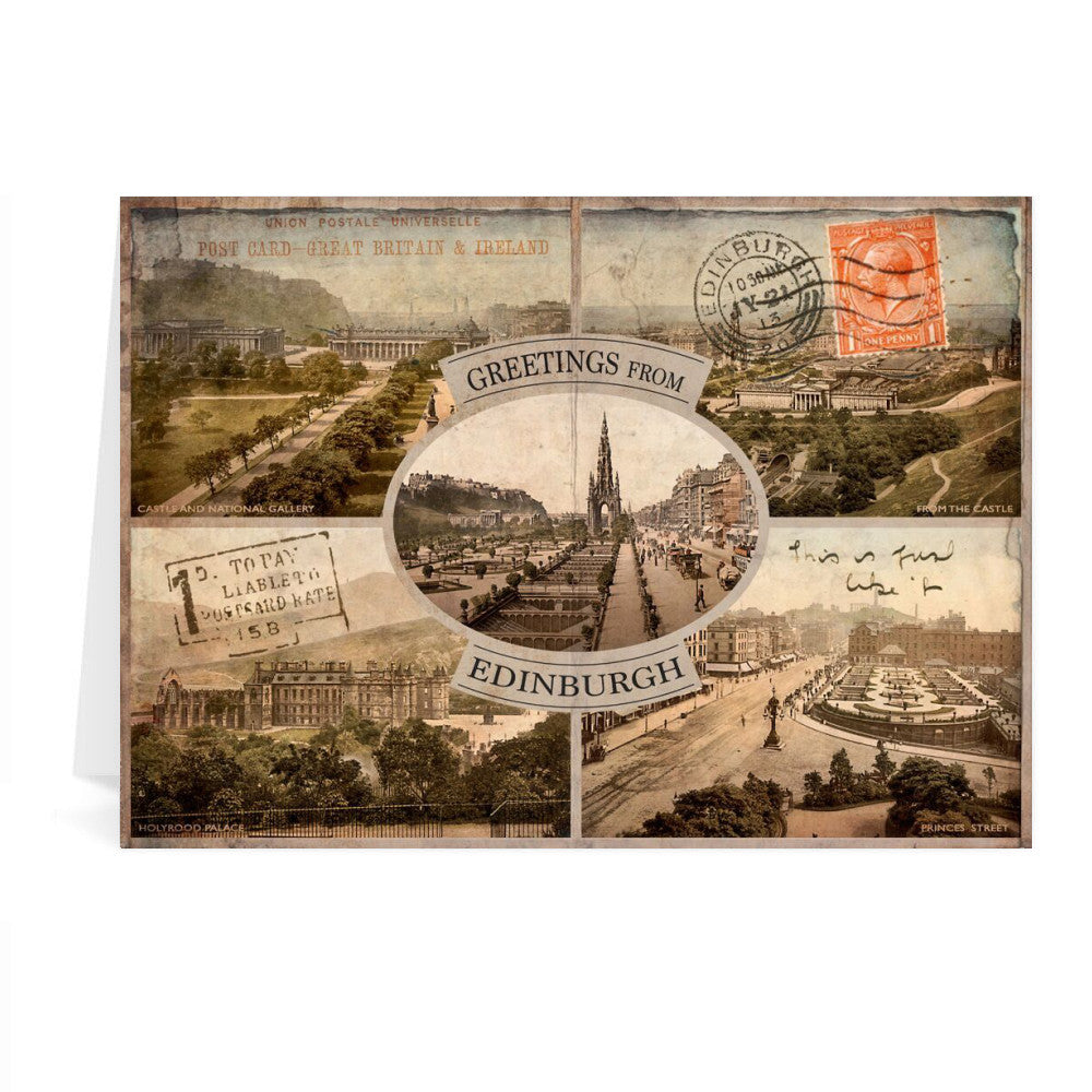 Edinburgh, Scotland Greeting Card 7x5