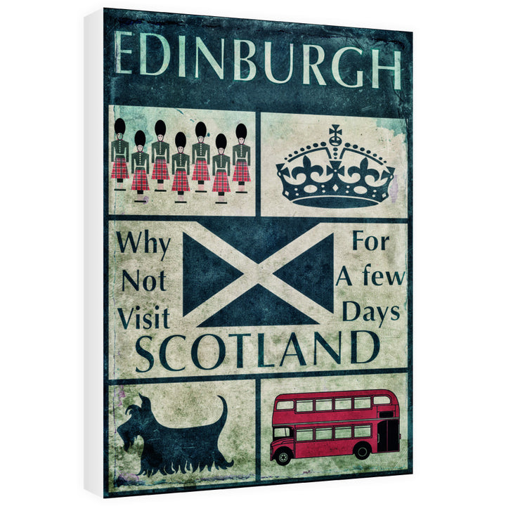Edinburgh, Scotland 60cm x 80cm Canvas