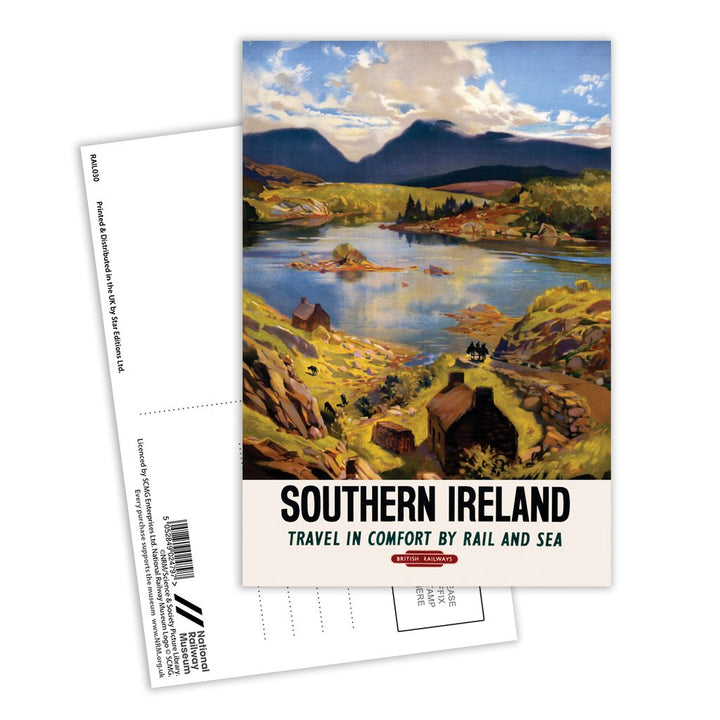 Southern Ireland Travel in Comfort Postcard Pack of 8