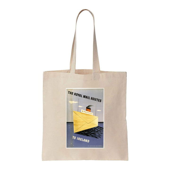 Royal Mail Routes to Ireland - British Railways - Canvas Tote Bag
