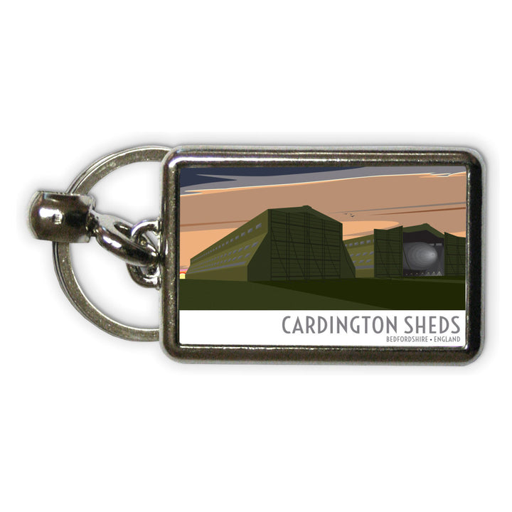 The Cardington Sheds, Bedfordshire Metal Keyring