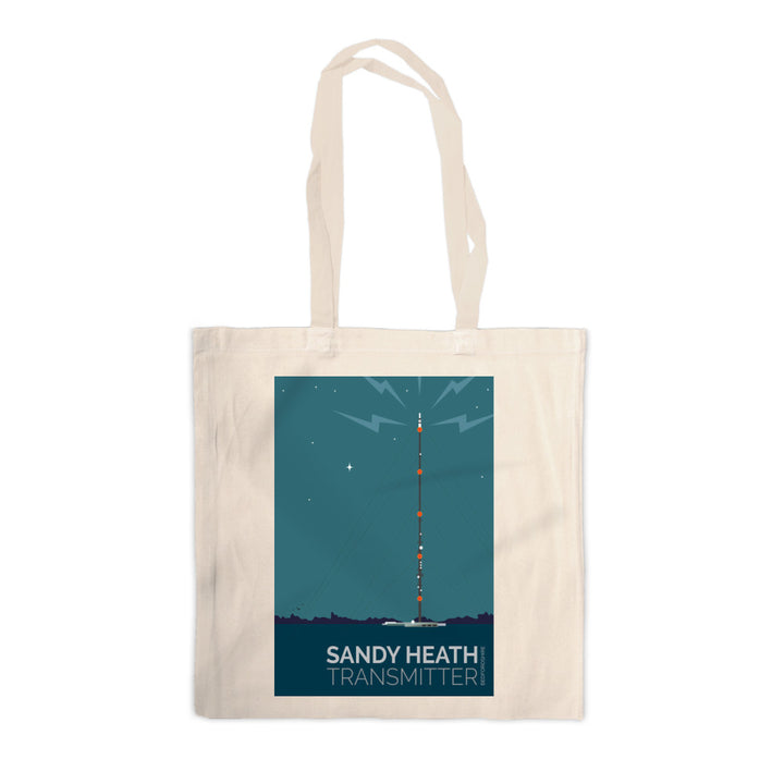 The Sandy Heath Transmitter, Bedfordshire Canvas Tote Bag
