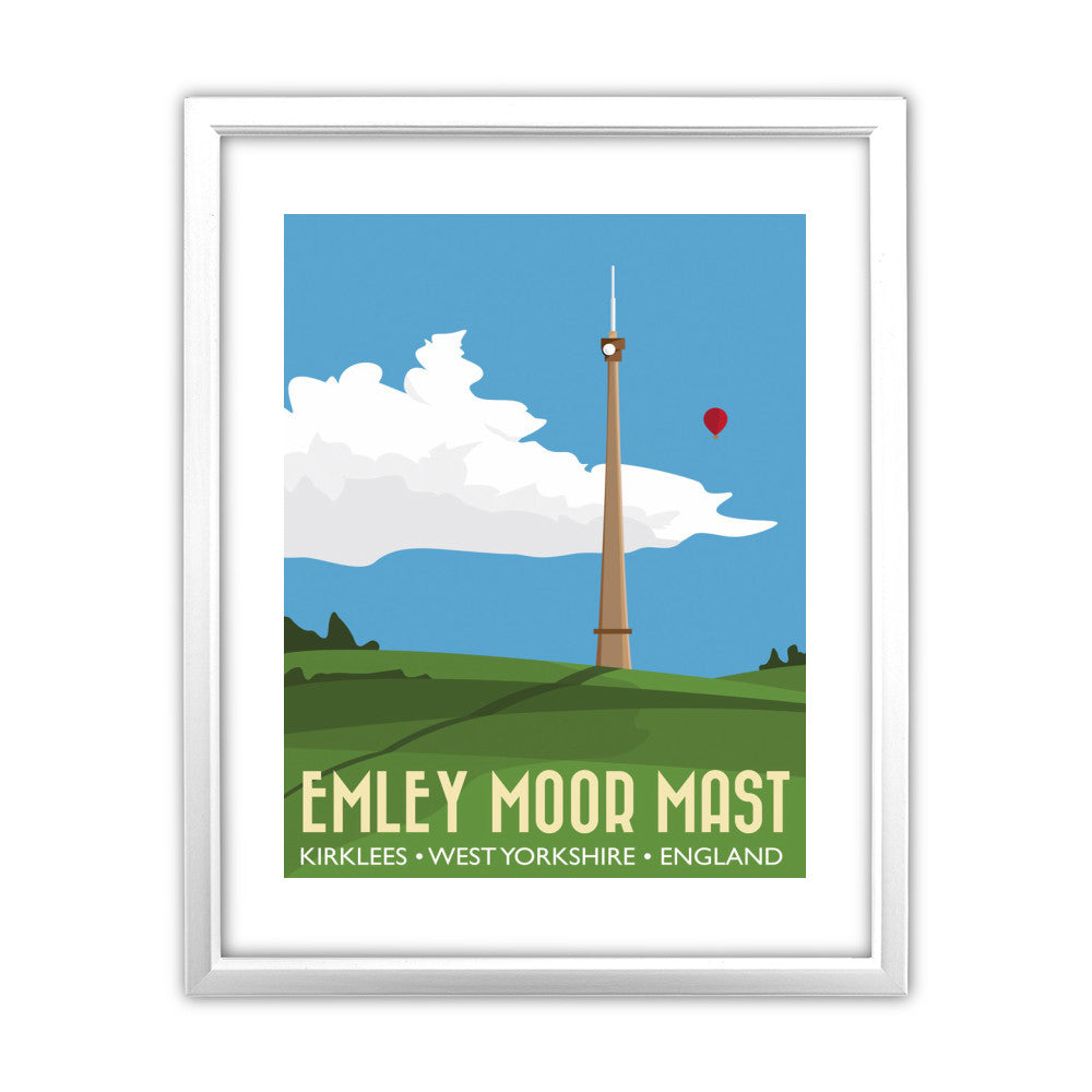 The Emley Moor Mast, Kirklees, Yorkshire - Art Print