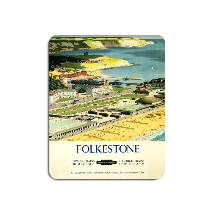 Folkestone View from the Air - Mouse Mat