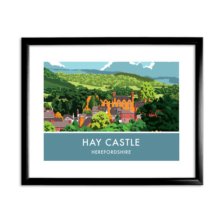 Hay Castle, Herefordshire 11x14 Framed Print (Black)
