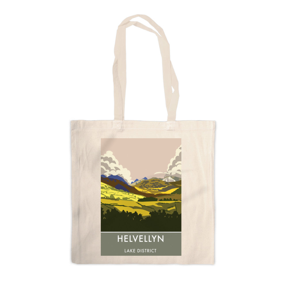 Helvellyn, Lake District, Cumbria Canvas Tote Bag