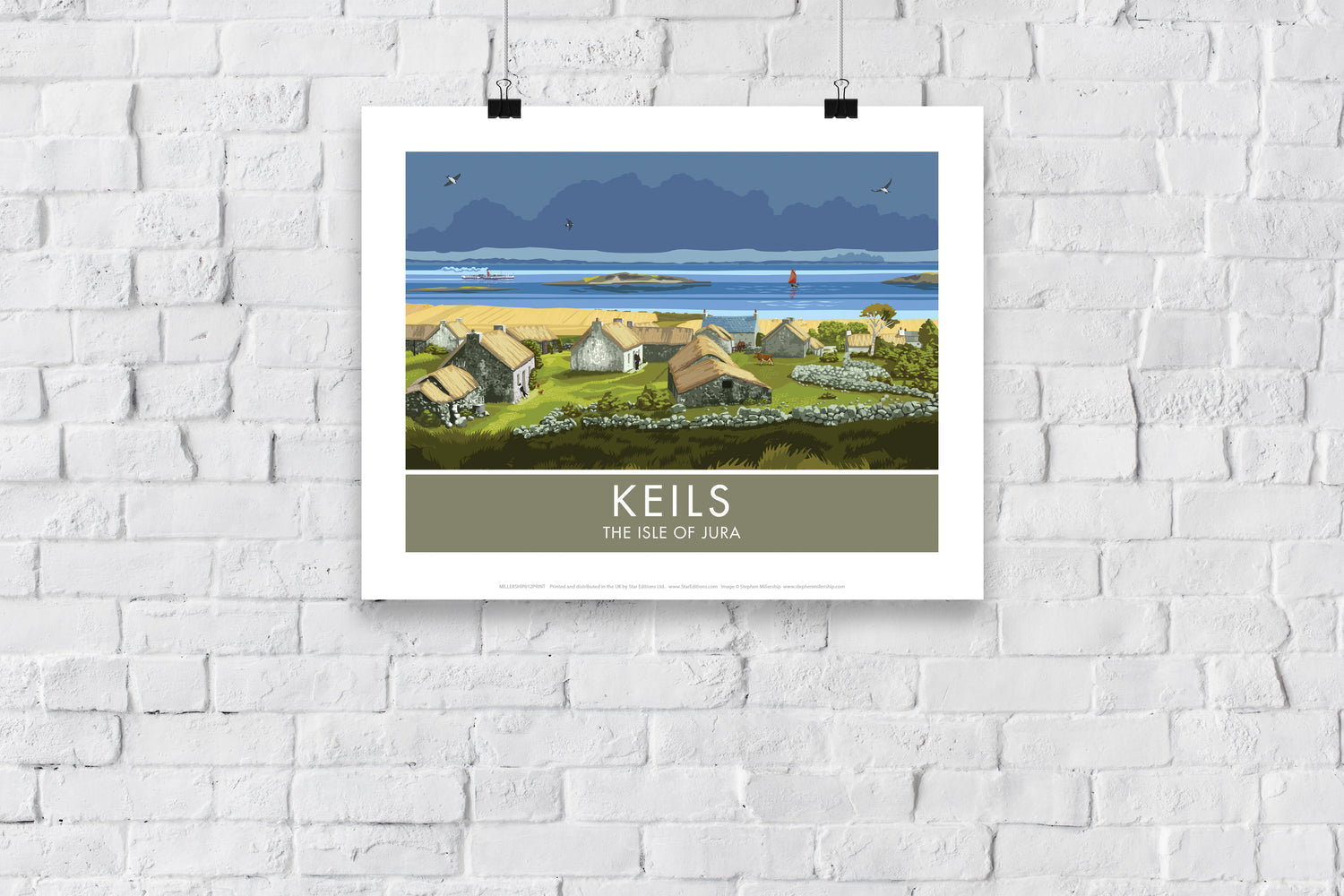 Keils, The Isle of Jura, Scotland - Art Print