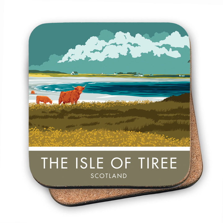 The Isle of Tiree, Scotland MDF Coaster