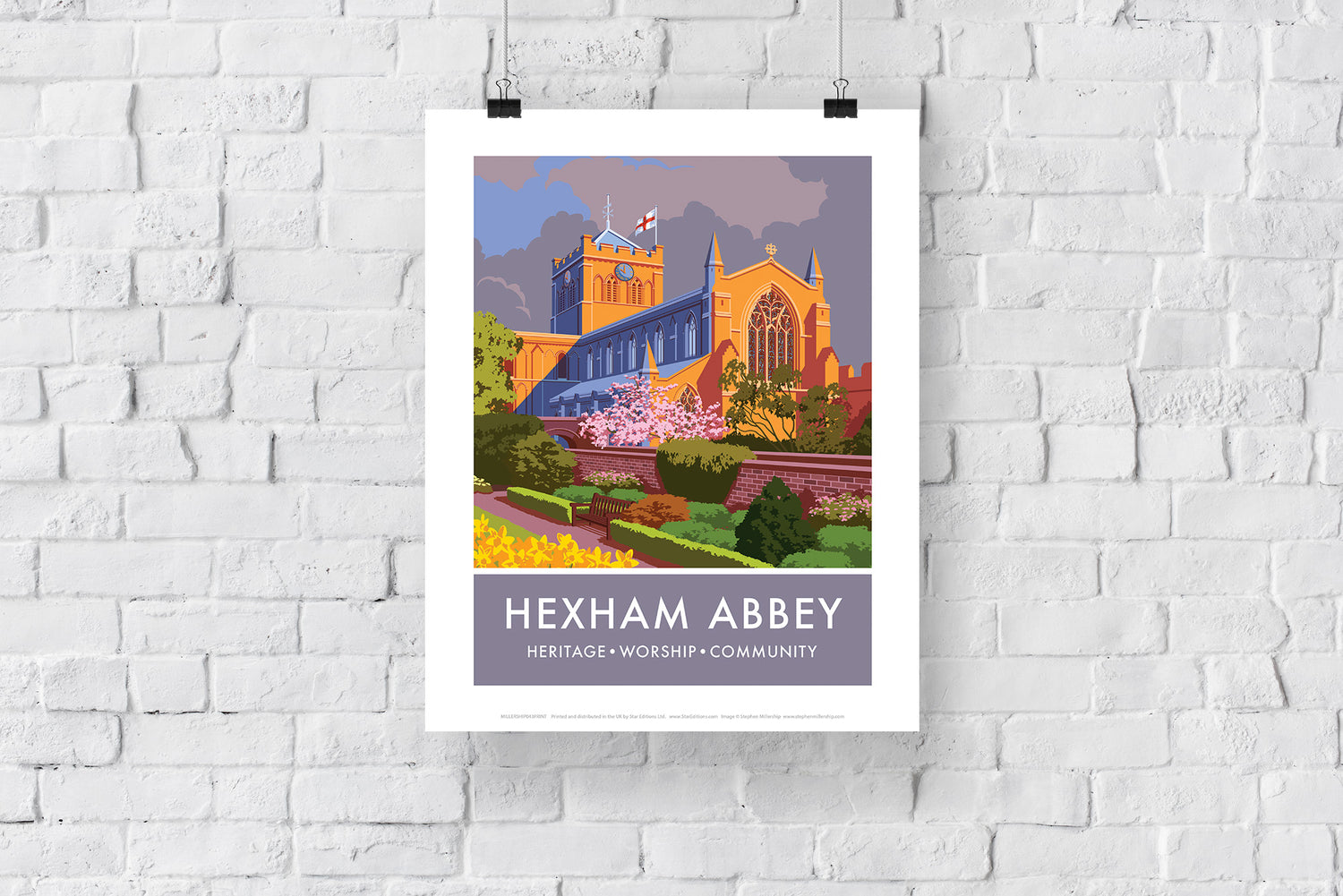 Hexham Abbey, Hexham, Northumberland - Art Print