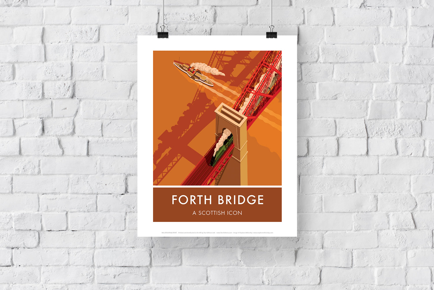 Forth Bridge, Edinburgh - Art Print