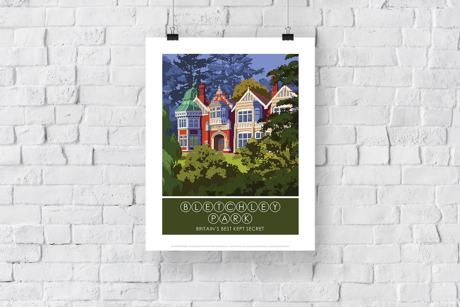 Bletchley Park, Bletchley, Buckinghamshire - Art Print
