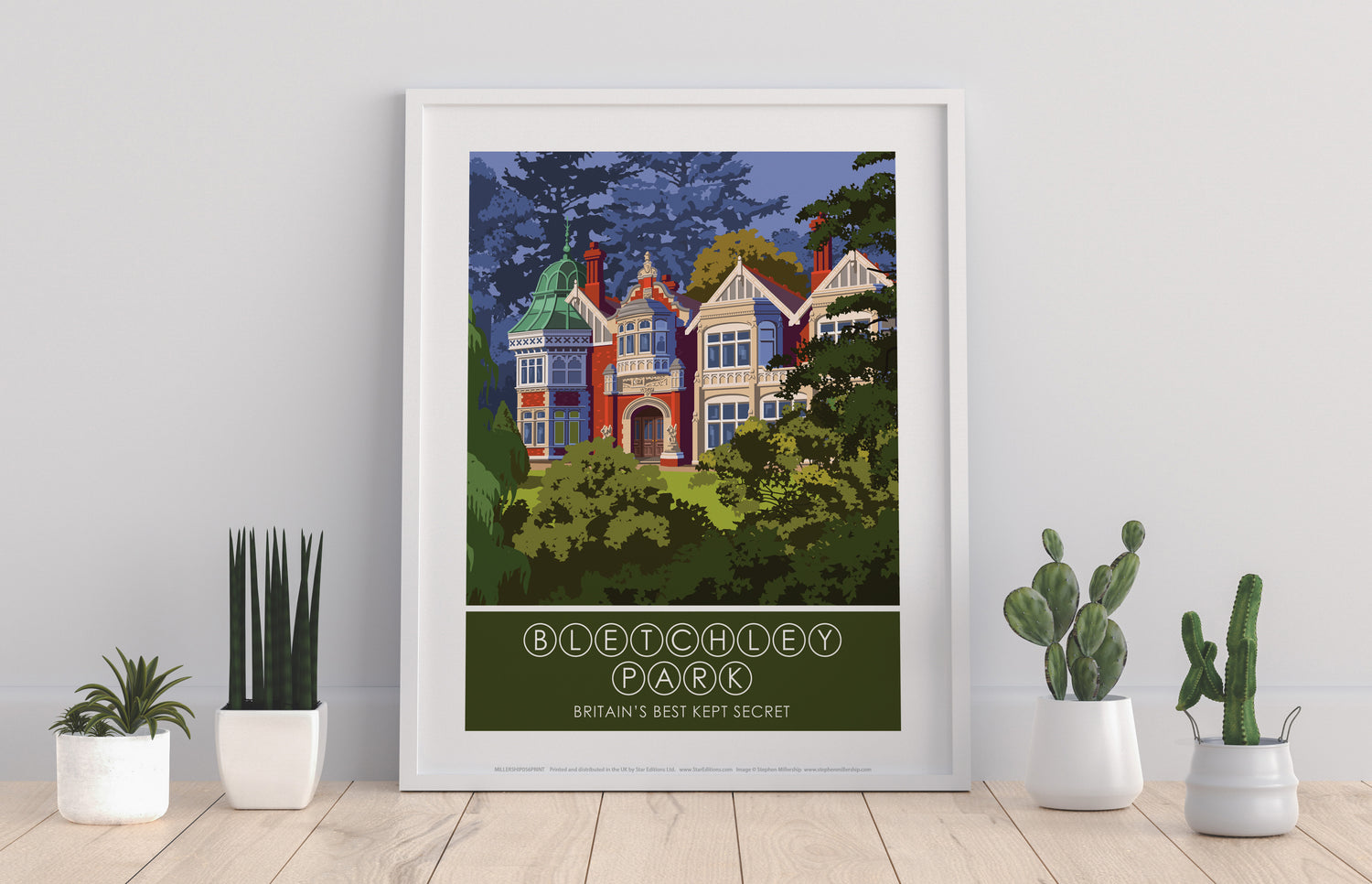 Bletchley Park, Bletchley, Buckinghamshire - Art Print