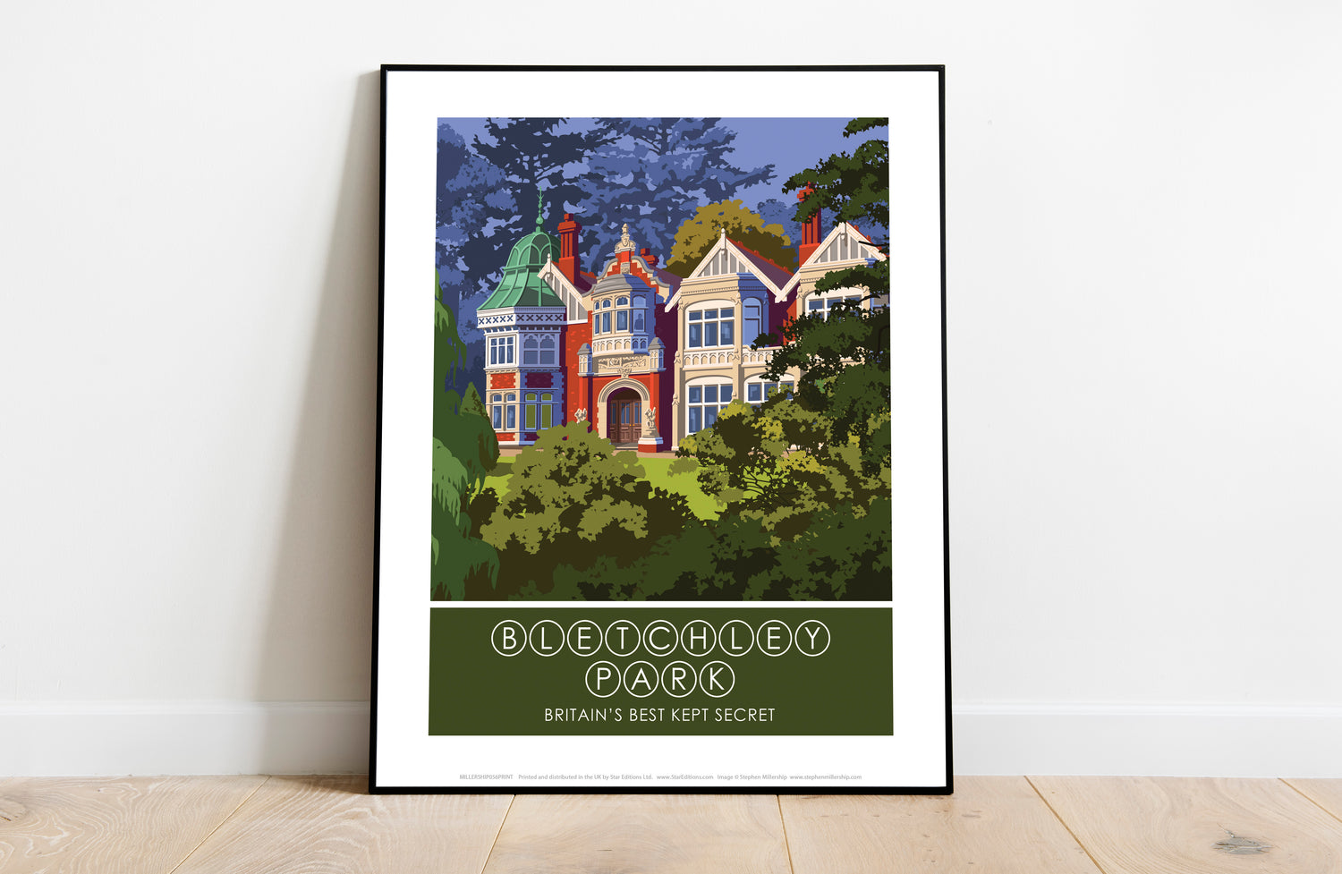 Bletchley Park, Bletchley, Buckinghamshire - Art Print
