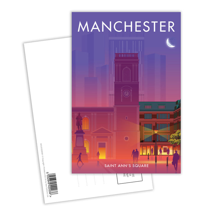 Manchester Postcard Pack of 8
