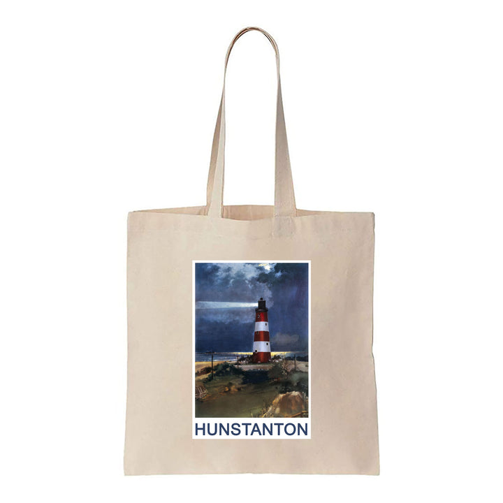 Hunstanton - Lighthouse - Canvas Tote Bag