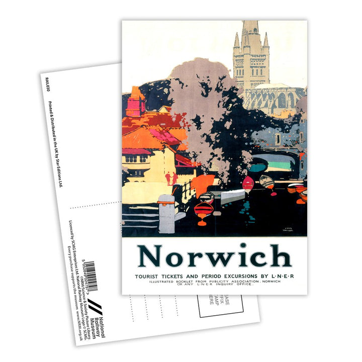 Norwich Postcard Pack of 8