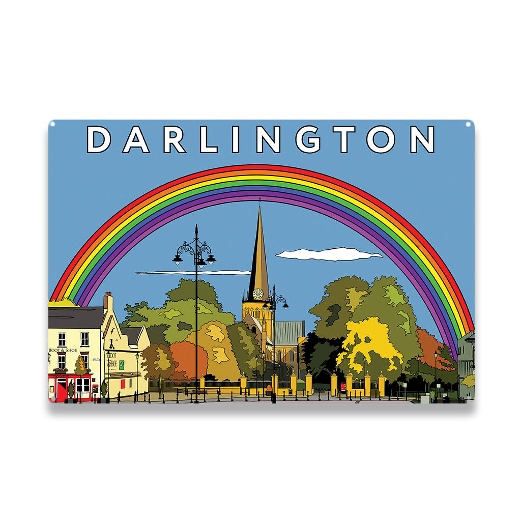 Darlington Metal Sign Love Your Location