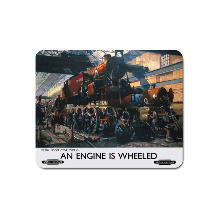 An Engine is Wheeled - Derby Locomotive - Mouse Mat