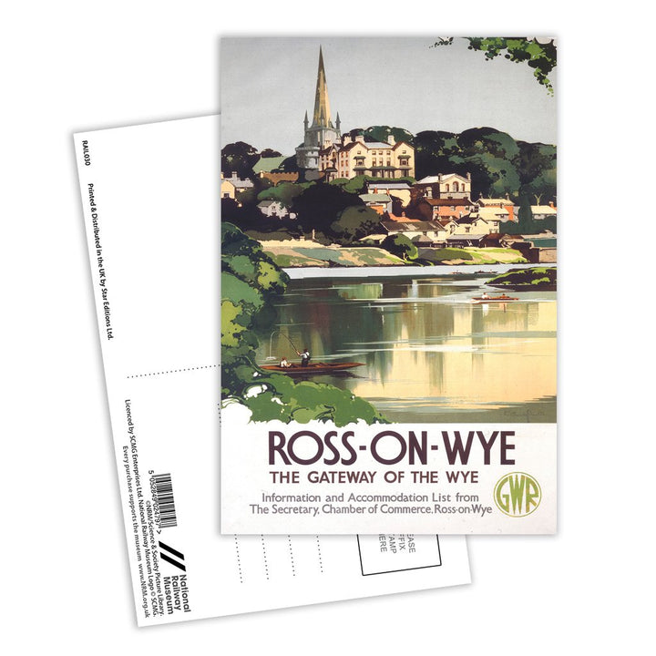 Ross-on Wye - The Gateway of the Wye Postcard Pack of 8