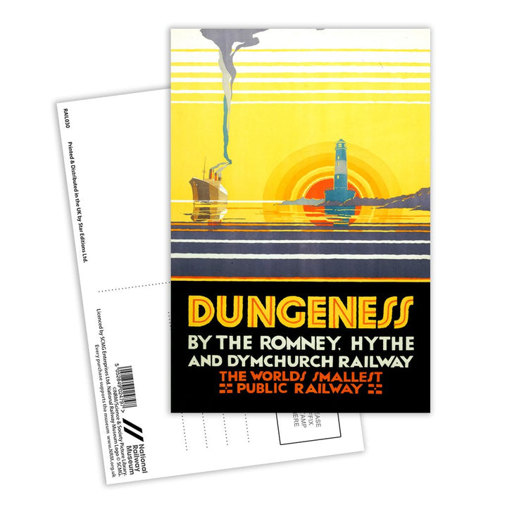 Dungeness by the Romney Postcard Pack of 8
