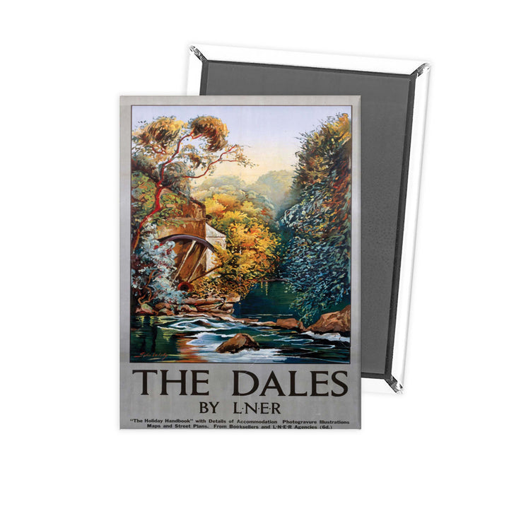 The Dales Watermill Fridge Magnet