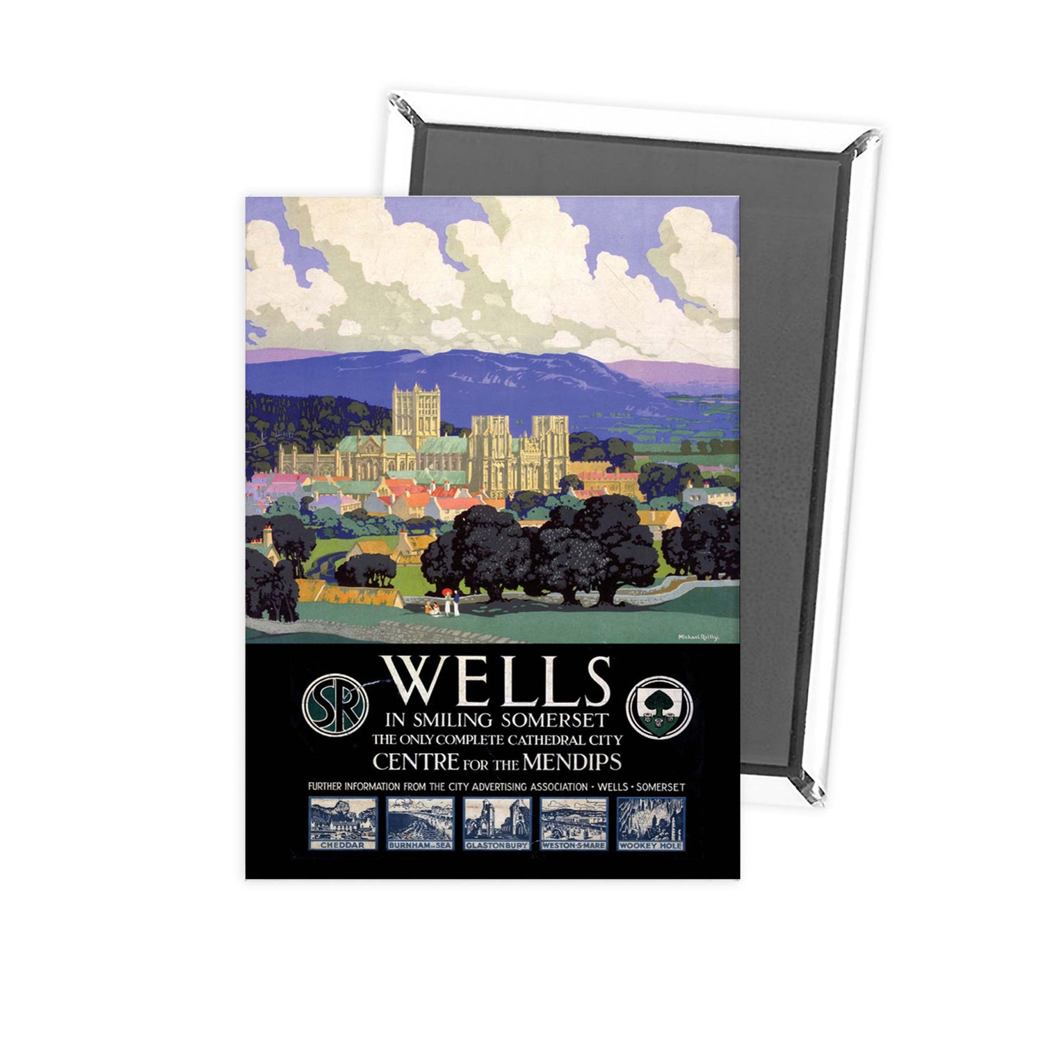 Wells in smiling somerset Fridge Magnet