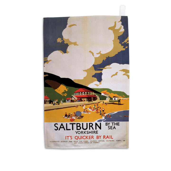 Saltburn-by-the-sea, Yorkshire - Tea Towel